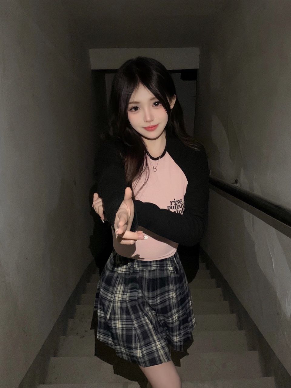 清纯美少女模特晗熙