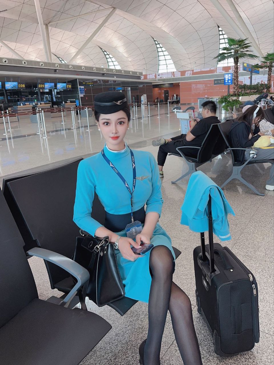 气质迷人空姐美涵